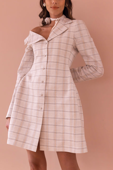 Hourglass Plaid Dress