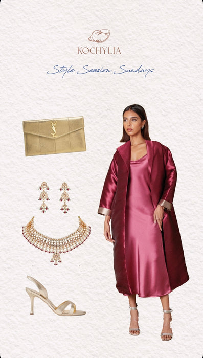 Mirage Mauve Dress