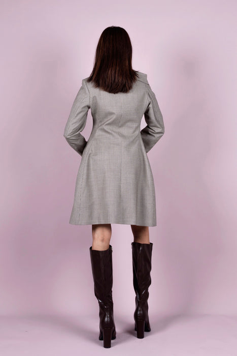 Hourglass Houndstooth Dress