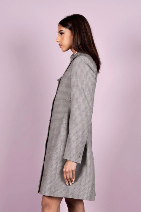 Hourglass Houndstooth Dress