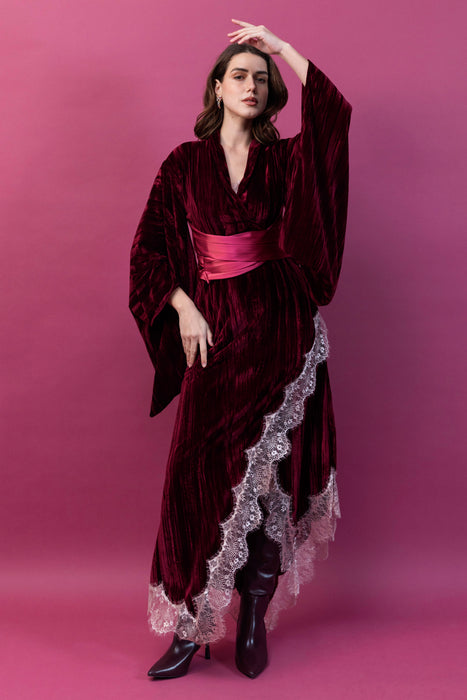 Rosy Kaftan Kimono