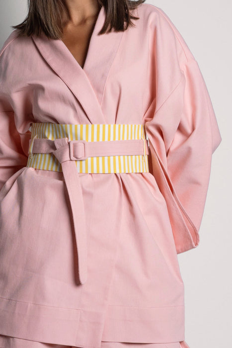 Obi Peach/Yellow Belt