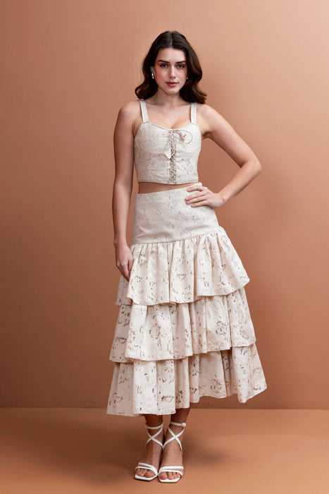 Forest Ruffled Skirt