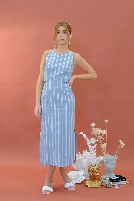Trio-Slit Dress