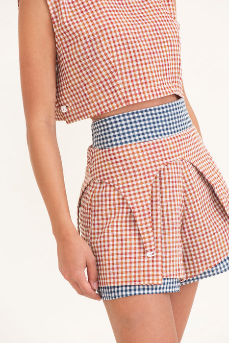 Gingham Garter Belt